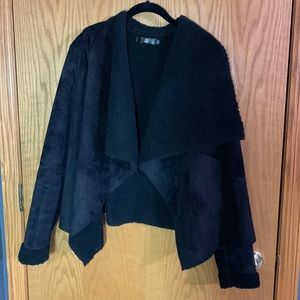 Missguided Waterfall Shearling Jacket